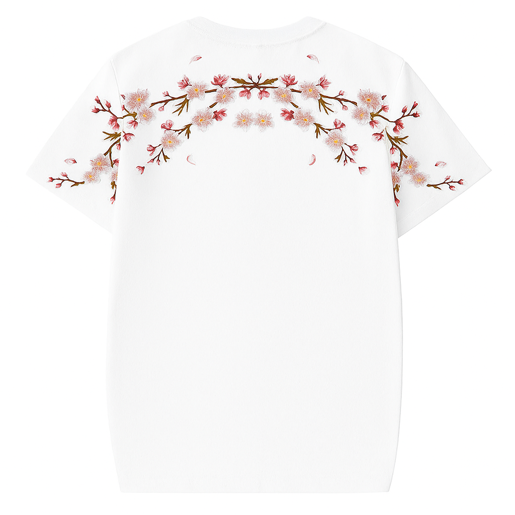 Blumen Print T-Shirt