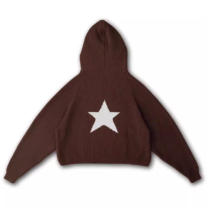 Knit Hoodie Women