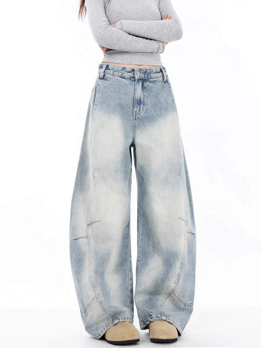 Verwaschene Baggy jeans
