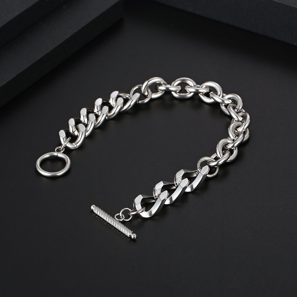 Stabverschluss Titanstahl Armband