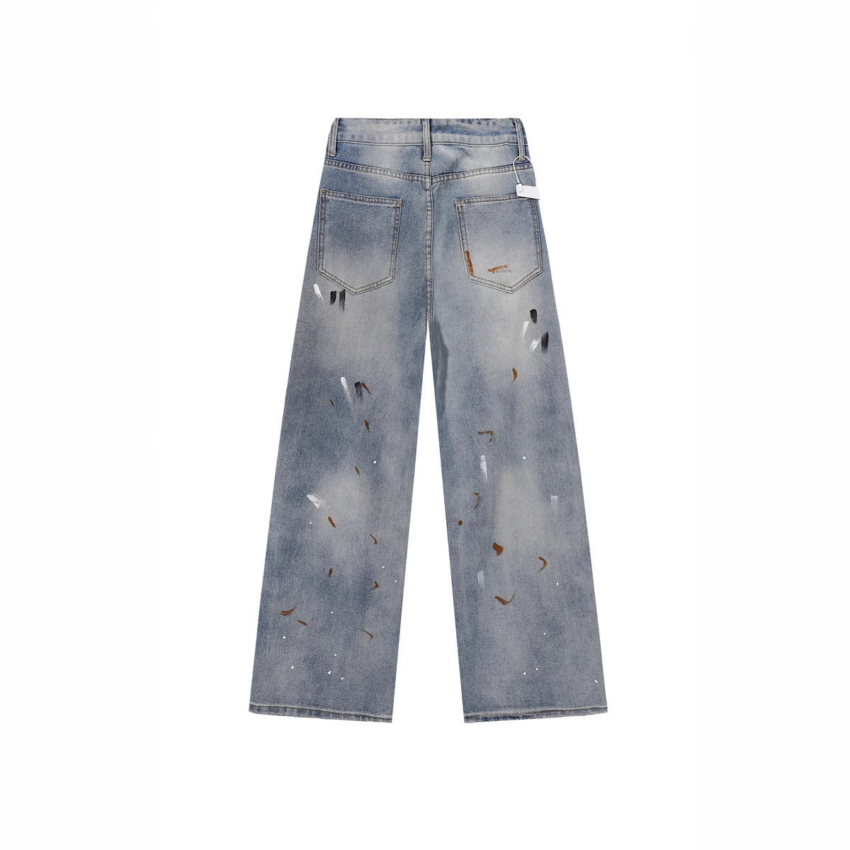 befleckte Denim