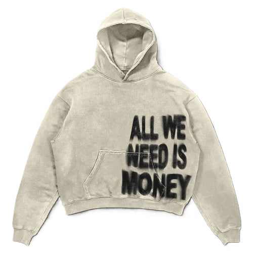 All we need is money Oversized hoodie