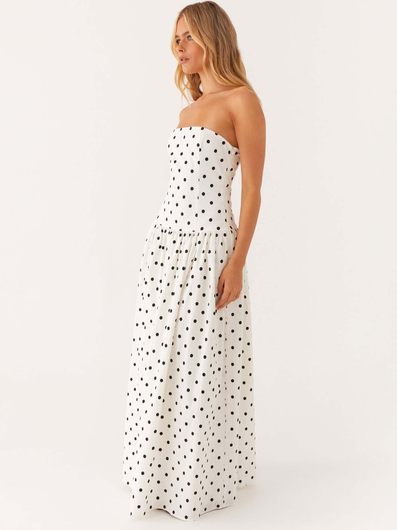 langes Blumen Kleid