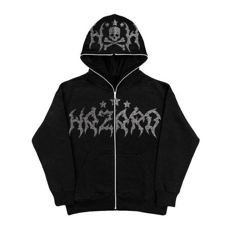 Y2K Glitter Zipper