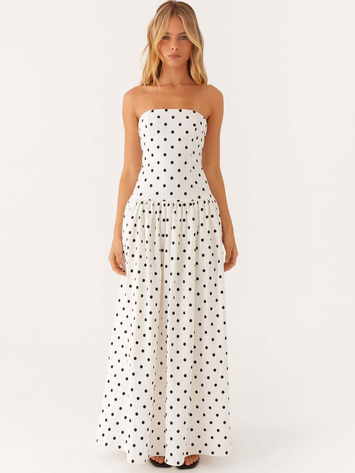 langes Blumen Kleid