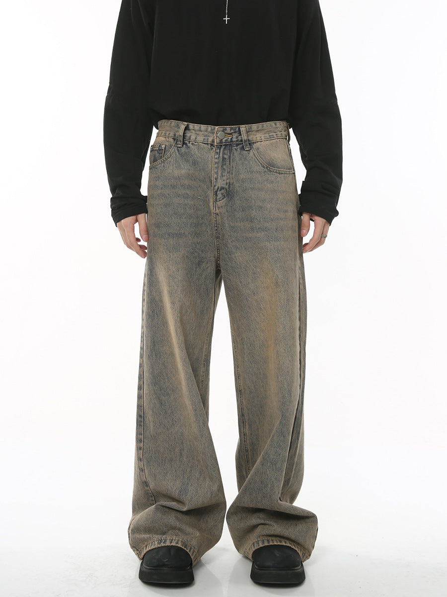Verwaschene Baggy Denim