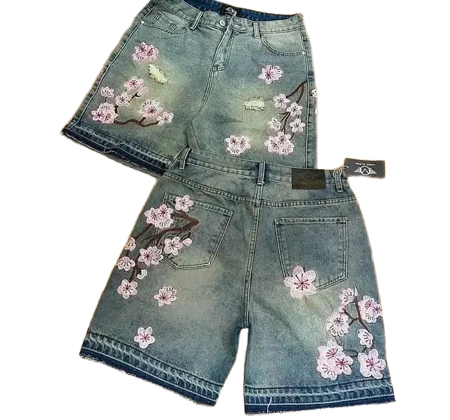 Blumen kurze Hose