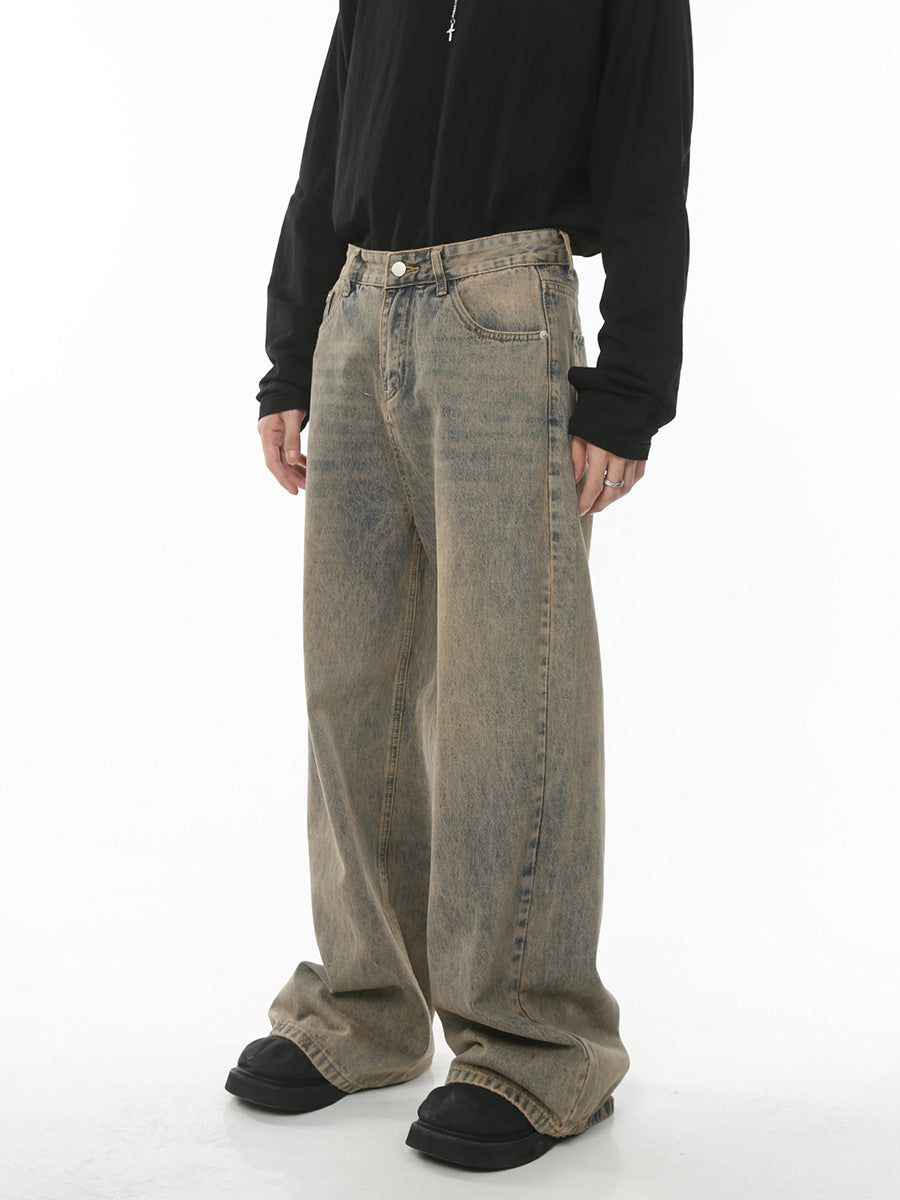 Verwaschene Baggy Denim