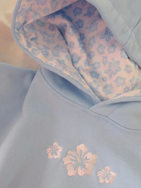 Blumen Oversized Hoodie Women